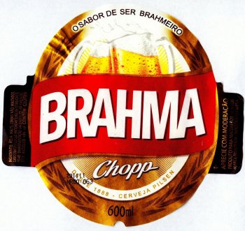 brahma beer label