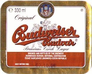 budvar beer label