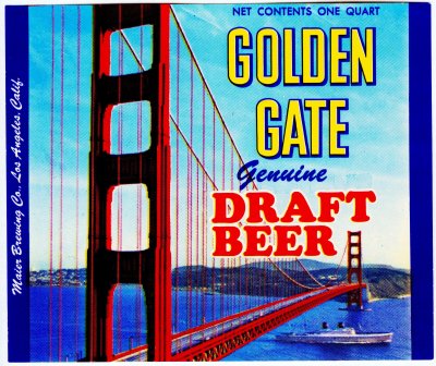 goldengate beer label