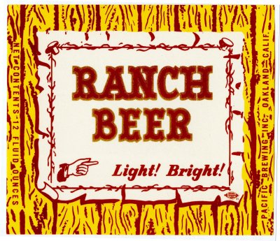 ranch beer label