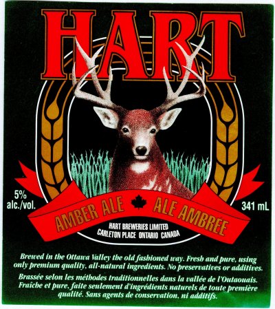 hart beer label