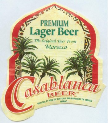 Casablanca Beer Label