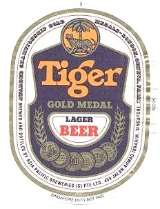 tiger beer label