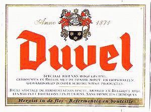 duvel beer label