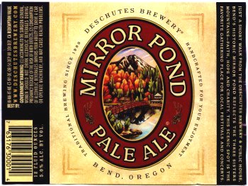 mirror pond pale ale label