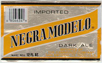 modelo beer label