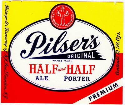 pilsers beer label