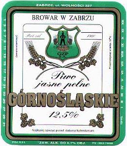 cornoslaskie beer label