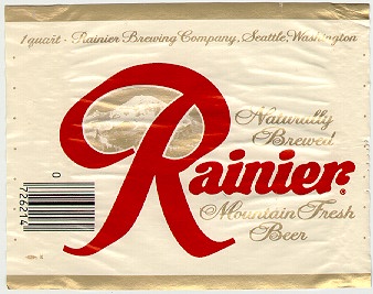 rainier beer label