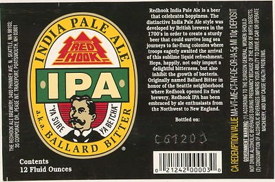 india pale ale label
