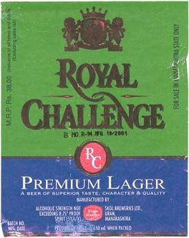 Royal Challenge Label