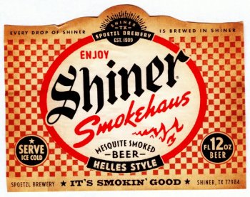 shiner smokehouse label