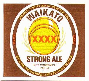 waikato ale label
