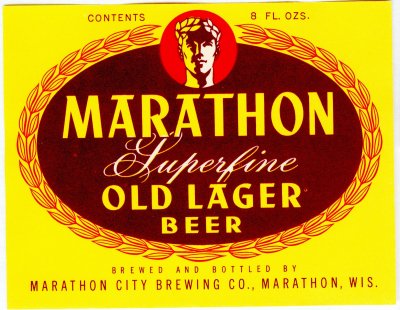 marathon beer label