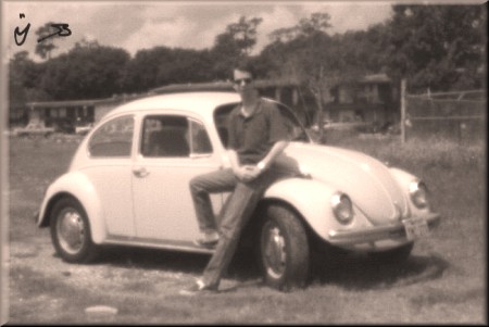 pinhole photograph gallery, Author with vw