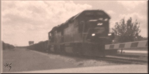 pinhole photograph gallery, locomotive