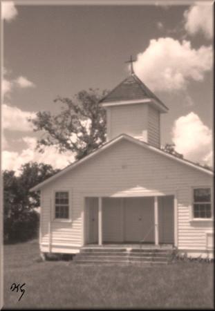pinhole photograph gallery, country church